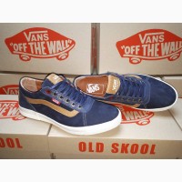 Кожаные кеды VANS Old Skool Denim