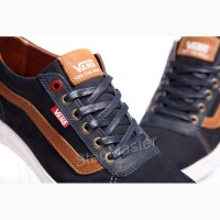 Кожаные кеды VANS Old Skool Denim