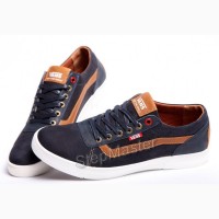 Кожаные кеды VANS Old Skool Denim