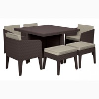 Комплект садовой мебели Columbia Dining Set 7 Pcs Нидерланды Allibert, Keter для дома, кафе