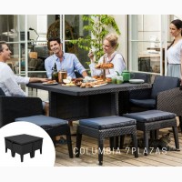 Комплект садовой мебели Columbia Dining Set 7 Pcs Нидерланды Allibert, Keter для дома, кафе