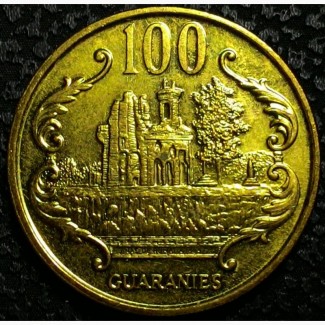 Парагвай 100 гуарани 1995 год UNC!!!! ОТЛИЧНАЯ