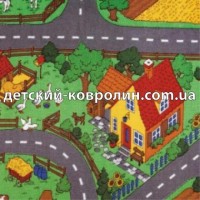 Дитячий ковролін. Дитячий килимок для ігор Farm. Килими дитячі