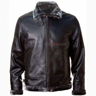 Шкіряна куртка Top Gun Leather Jacket with Bonded Fur