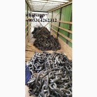 Ship anchor chain loading at +Istanbul anchoring road