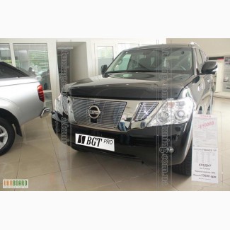 Решетка радиатора и бампера для Nissan Patrol 2010+