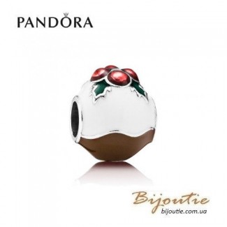 PANDORA шарм ― Рождественский пудинг 791412ENMX