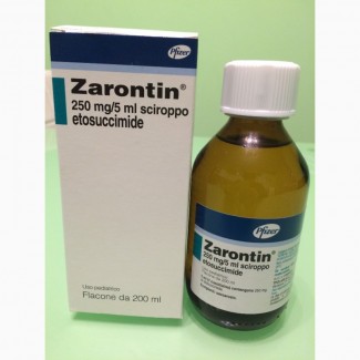 Заронтин 250мг/5 мл Zarontin 250mg/5 ml Италия