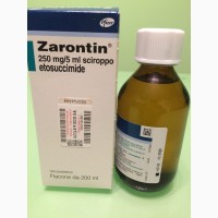 Заронтин 250мг/5 мл Zarontin 250mg/5 ml Италия