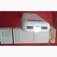 PRODA Remax Power Box 20000 mAh, аккумулятор внешний, новый - 2 USB