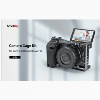 Клетка SmallRig 3164 с силиконовой ручкой для камеры Sony A6100/A6300/A6400