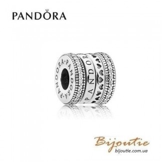 Pandora шарм ― вращающиеся сердца pandora 797402cz