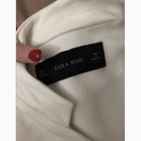 Белый удлинённый пиджак ZARA