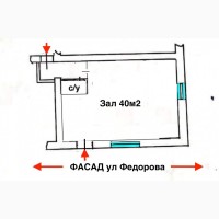 Без %! ФАСАД! Магазин / салон 45м2, ул Федорова угол ул Ямская