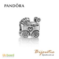 Оригинал Pandora шарм детская коляска 90346