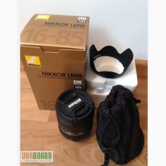 Продается объектив Новый Nikon 16-85 mm f/3.5-5.6G ED V