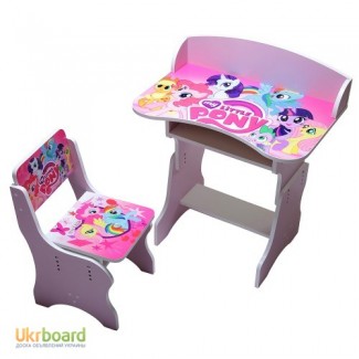 Парта серии Little Pony, розовая, в кор. 62 42 6см, произ-во Украина 882013