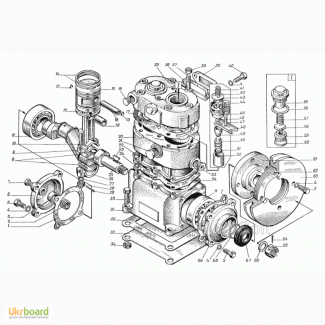 Компрессора воздушные КаМАЗ, МАЗ ЗИЛ