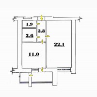 Продаж 1-к квартира Фастівський, Чабани, 66499 $