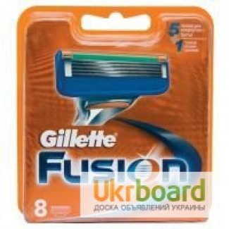 Змінні касети Gillette FUSION 8 шт оригінальні, Німеччина, Procter