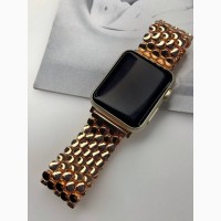 Стальные Ремешки Paco Rabanne Luxury Steel Band для Apple Watch 38/45 Ремінці AppleWatch