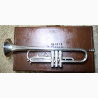 Труба музична помпова GETZEN 300 Series Elkhorn Wis USA Оригінал Профі Срібло Trumpet