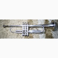 Труба музична помпова GETZEN 300 Series Elkhorn Wis USA Оригінал Профі Срібло Trumpet