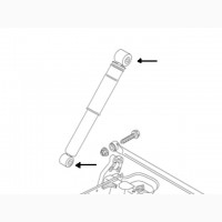 Втулки заднего амортизатора на 1.9 / 2.0 / 2.5dci - рено трафик / опель виваро