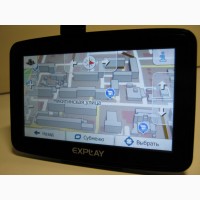 GPS навигатор Explay. Идеальное состояние! Карты TIR этого года + таксометр