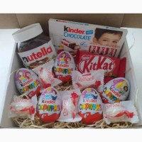 Подарочные боксы Skittles Love is Max Fun Nutella Milka MMs Kinder подарок маме девушке