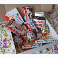 Подарочные боксы Skittles Love is Max Fun Nutella Milka MMs Kinder подарок маме девушке