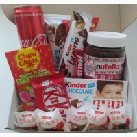 Подарочные боксы Skittles Love is Max Fun Nutella Milka MMs Kinder подарок маме девушке