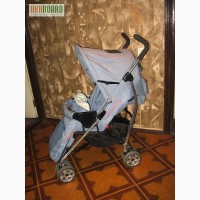 Продам коляску - трость утепленную Cosatto Diablo, голубого цвета (добавила фото)