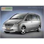 Защитные накладки на пороги для Mercedes Vito/Viano 639 кузов 200