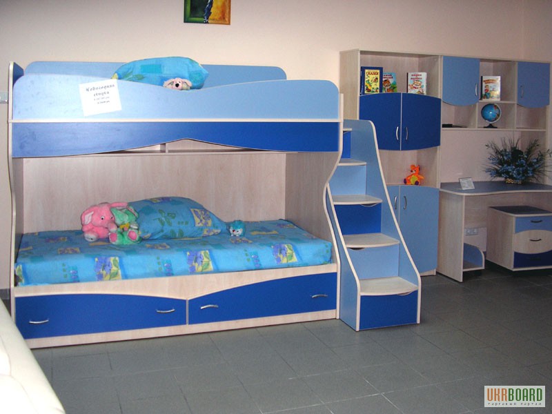 Мебель для детской с выдвижной кроватью