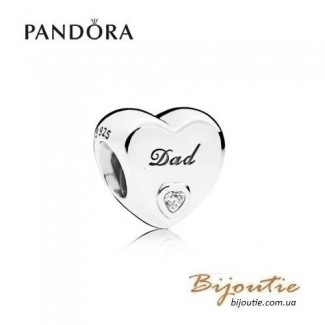 PANDORA шарм ― любовь отца 796458CZ Оригинал Пандора