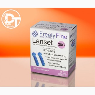 Ланцеты Freely Fine 28G - 100шт. ( Ланцеты Фрили Файн)