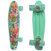 Скейт Penny board с рисунком MS 0749-8, 55x14, 5 см, до 50 кг