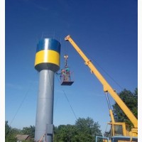 Будівництво мереж водопостачання. Водопровід. Сільський водогін