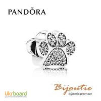 Оригинал шарм PANDORA отпечаток лапы 791714CZ