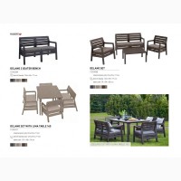 Комплект садовой мебели Delano 2 Seater Bench Нидерланды Allibert, Keter для дома, кафе