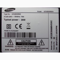 Плата питания PD32A1-CSM BN44-00501A, PSLF790B04A для телевизора Samsung UE32ES5500V