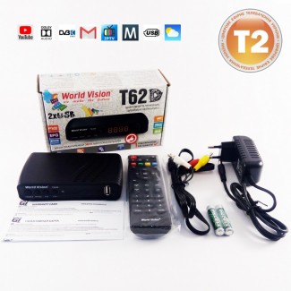 Т2 тюнер World Vision T62D