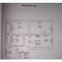 Продам 4-х комнатную квартиру на 1-м этаже