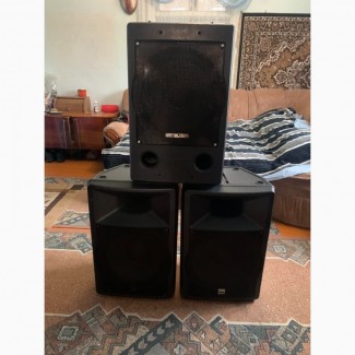 Активні колонки-сабвуфер IMG Stage Line 115а (300w RMS) та Reloop RABS-15 A (400w RMS)