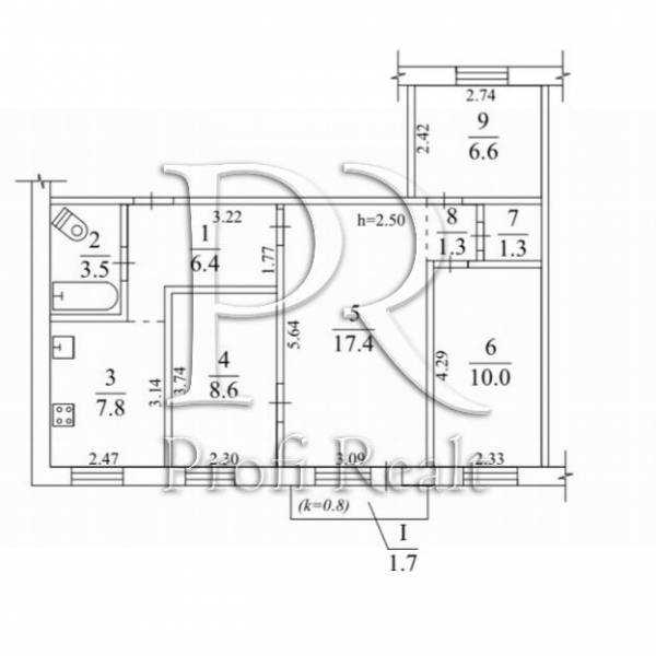 Фото 20. Продаж 4-к квартира Київ, Дніпровський, 65000 $