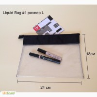 Прозрачные косметички LiquidBag 1 (набор 3шт)