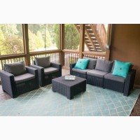 Голландська мебель из искусственного ротанга California 3 Seater Set