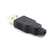 Разъем USB 4-х контактный / Штекер USB разборной