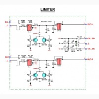 Лимитер для усилителя мощности УНЧ (двухканальный)